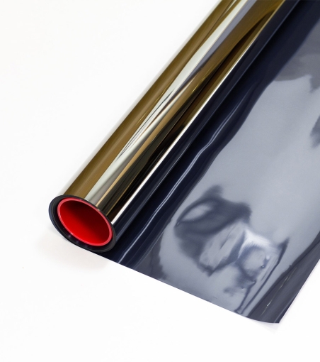 Зеркальная солнцезащитная пленка NOVA blue-silver