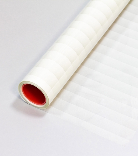 Матовая декоративная пленка NOVA White matte полосы из точек